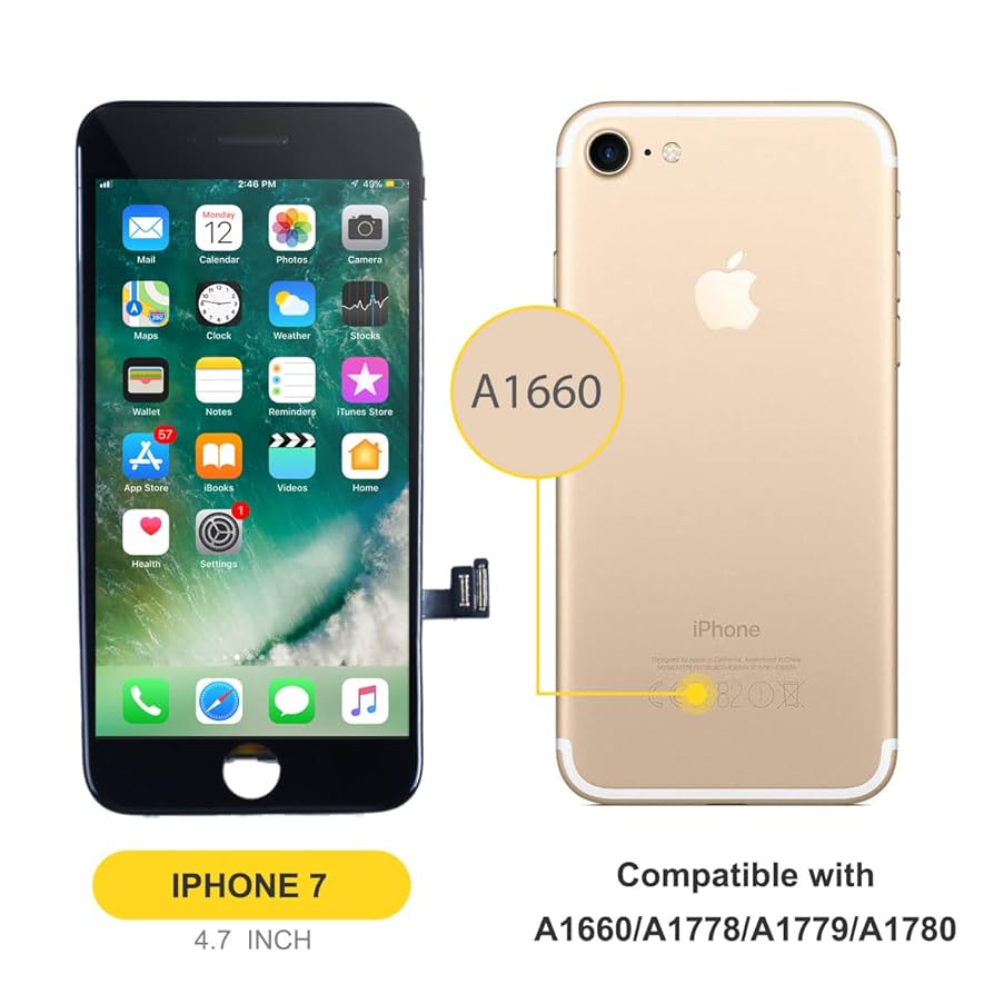 Apple - iPhone7 128G docomo 社外パネル、ボタン iPhone7 128G docomo 社外パネル、ボタン